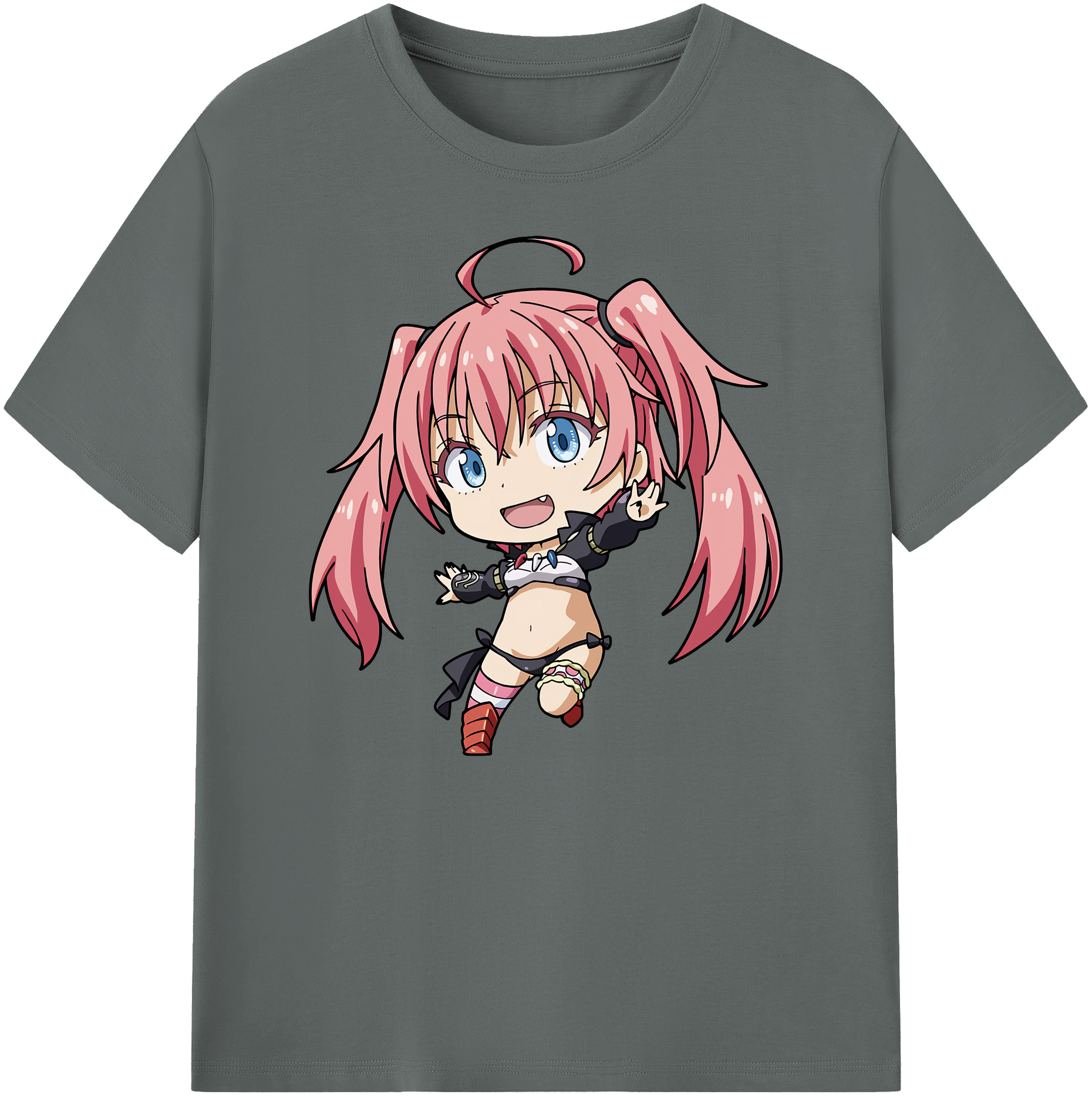 （画像用） 転スラ Regarding Reincarnated to Slime 綿100％ メンズ半袖Tシャツ｜肌触りやわらか＆通気性